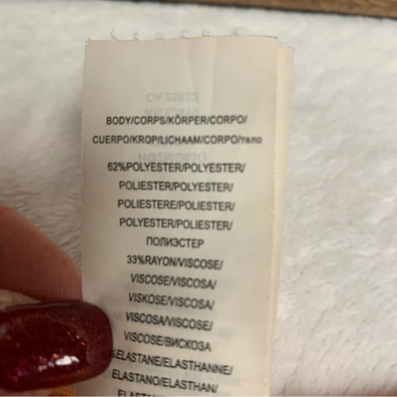 Hobie size 14 swimsuit coverup orange with yellow daisies with ruching at waist - Picture 2 of 8